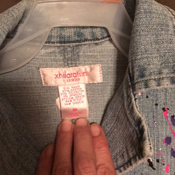 Handpainted Denim Jacket - Picture 7 of 8